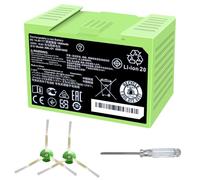 ABL-D1 - Batteria per iRobot Roomba e E5, E6, E5150, E5152, E6198 e Serie I i3, 3150, i3+, 3550, i4, 4150, i4+, 4552, i6, I7, i7158, i7+, 7150, 7550 J7 J7. 7+ i8 Plus Aspirapolvere di ricambio 4624864