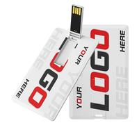 ABLAZE Chiavetta USB Personalizzata 512MB/1GB/2GB/4GB/8GB/16GB/32GB, Dimensioni della carta bancaria Pennetta USB Personalizzata 20 pezzi, immagini stampate, logo, testo