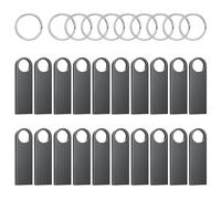 ABLAZE Mini chiavetta USB 2 GB 20 pezzi Nero impermeabile Penna USB 2 GB in metallo confezione da 20 pezzi per laptop, computer, TV, auto
