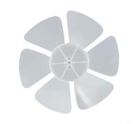 Ableholy 6 pale per ventola a 6 foglie, ricambio per ventilatori elettrici da pavimento per uso domestico, in plastica PP, raffreddamento silenzioso, resistenza alle alte temperature (bianco