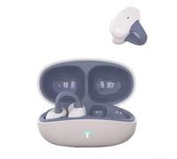 Ableholy Goditi la vera libertà wireless con gli auricolari HM20 a ricarica rapida di tipo C e lunga durata della batteria per l'uso quotidiano (bianco)