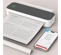 Ablemark Stampante Portatile A4, Senza Inchiostro Stampante Termica Bluetooth Compatibile con Android&IOS e Laptop, Stampante Bianco Nero Portatile per Viaggi, Lavoro, Casa, Stampante Termica Tattoo