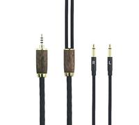 ABLET 2,5 mm Trrs connettore simmetrico 6N OCC rame placcato cavo 2,5 mm cavo simmetrico compatibile con Meze 99 Classics, per cuffie Meze 99 Neo guscio in legno di noce