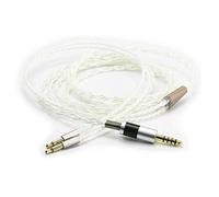ABLET Cavo audio bilanciato da 4,4 mm compatibile con Denon AH-D7200 AH-D7100 AH-D9200 AH-D5200, per cuffie Focal Elear 6N OCC, cavo placcato in rame singolo cristallo argentato