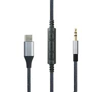 ABLET Cavo audio da USB C a 2,5 mm, compatibile con cuffie Bose Noise Canceling 700, QC35 QC35ii QC45, microfono volume remoto compatibile con Samsung Galaxy, compatibile con telefoni Android Oneplus