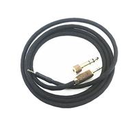 ABLET Cavo audio di ricambio 7N OCC, in rame, placcato argento, compatibile con cuffie Sennheiser HD598, HD598SE, HD560s, HD598Cs, HD598SR, guscio in legno di noce e adattatore da 6,35 mm