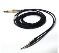 ABLET Cavo audio di ricambio compatibile con Hifiman HE400S, HE-400i (versione spina da 2,5 mm), HE560, HE-350, HE1000, cuffie da 3,5 mm e 6,35 mm su cavo jack doppio da 2,5 mm, 1,2 m/4 piedi