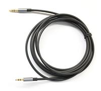 ABLET Cavo per auto aggiuntivo placcato oro da 200 cm da 3,5 mm a 2,5 mm Cavo audio aggiuntivo compatibile con cuffie Bose, per cuffie JBL Smartphone Tablet lettori MP3, nero