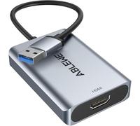 ABLEWE Adattatore da USB 3.0 a HDMI, cavo convertitore da HDMI a USB audio video grafico per PC, laptop, monitor, proiettore, TV, supporta Mac OS, Windows 10/8.1/8/7