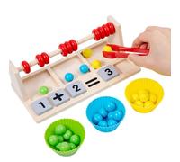 Ablier per il, matematica, conteggio, ablier per | di alfabeto di numeri in legno, di Giocattoli di asilo per tutti, Perline di apprendimento prescolare, di