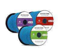 Abma Cord Corda Elastica 8mm 10M Corda di Gomma Cavo Elastico Marino per Teloni, Tende e Bagagli - Blu