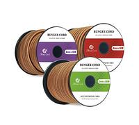 Abma Cord Corda Elastica 8mm 10M Corda di Gomma Cavo Elastico Marino per Teloni, Tende e Bagagli - Marrone