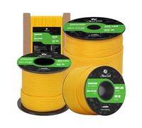 Abma Cord Paracord 2mm 100% Nylon Corda 15m Tipo I Corda da Paracadute a 1 Filo - Max. 45 kg - Giallo Dorato