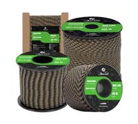 Abma Cord Paracord 2mm 100% Nylon Corda 15m Tipo I Corda da Paracadute a 1 Filo - Max. 45 kg - Tattico Camo