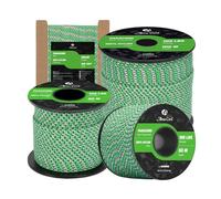 Abma Cord Paracord 2mm 100% Nylon Corda 50m Tipo I Corda da Paracadute a 1 Filo - Max. 45 kg - Isola