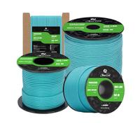 Abma Cord Paracord 2mm 100% Nylon Corda 50m Tipo I Corda da Paracadute a 1 Filo - Max. 45 kg - Turchese