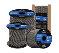 Abma Cord Paracord 3mm 100% Nylon Corda 30m Tipo II Corda da Paracadute a 3 Fili - Max. 192 kg - Tattico Camo