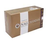 ABN Fashion Golden Nag Chandan - Incenso naturale arrotolato a mano, aroma: Agarbatti indiano, confezione da 3