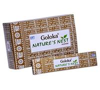 ABN Fashion Goloka Nature's Nest - Bastoncini di incenso Agarbatti, fragranza naturale indiana, confezione da 3