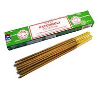 ABN Fashion Satya - Bastoncini di incenso al patchouli, fragranza naturale, arrotolati a mano, Agarbatti indiano, confezione da 6