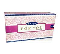 ABN Fashion Satya For You - Bastoncini di incenso, fragranza naturale, arrotolati a mano, aroma: Agarbatti indiano, confezione da 3