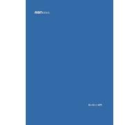 ABNotes Dot Grid 4M A5 Blue: Quaderno / Taccuino Bullet Journal Puntinato - Puntini distanti 4mm - Blu a tinta unita - Doppio 250 Pagine - Per appunti ufficio, scuola, viaggio ecc.