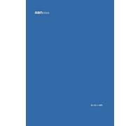 ABNotes Dot Grid 4M B5 Blue: Quaderno per bullet journal con griglia a puntini distanti 4mm - Taccuino puntinato / punteggiato - Blu a tinta unita - Spesso con tante (250) pagine