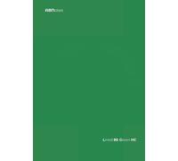 ABNotes Lined B5 Green - HardCover: Quaderno B5 a righe 9mm senza margine - Copertina rigida Verde - Grande - 250 pagine - Fogli spessi - Per appunti di lavoro, pensieri, idee ecc.