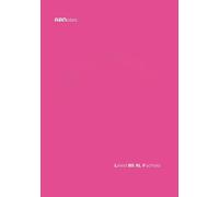 ABNotes Lined B5 XL Fuchsia: Quaderno B5 a righe 9mm senza margine - Monocromo Fucsia - Extra Large Grande 400 pagine - Fogli spessi bianchi - Per appunti di lavoro, università, idee ecc.