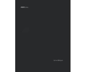 ABNotes Lined Edges A4 XL Black Glossy: Quadernone a righe 9mm con margine - A4 - Tinta Unita Nero - Grosso 400 Pagine - Fogli spessi