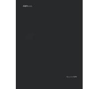 ABNotes Squared 1CM A4 Black: Quaderno a quadretti 1 cm (10 mm) senza margine - Nero - A4 - 100 Pagine spesse - Per elementari o appunti - Minimal