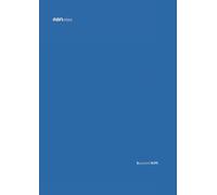 ABNotes Squared 1CM A4 Blue: Quaderno a quadretti 1 cm (10 mm) senza margine - Blu - A4 - 100 Pagine spesse - Per elementari o appunti - Minimal