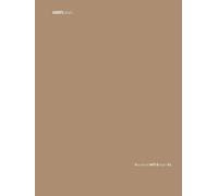 ABNotes Squared 4M Edges XL A4 Brown HC: Quadernone A4 a quadretti 4mm con margine - Tinta Unita Marrone - Grosso 400 pagine - Fogli spessi - Per scuola, lavoro o appunti personali.