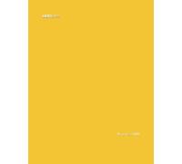 ABNotes Squared 4M XL A4 Yellow: Quaderno a quadretti 4mm senza margine - Monocromo Giallo - Grande 400 pagine - Formato A4