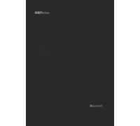 ABNotes Squared B5 Light Black Glossy: Quaderno B5 a quadretti 5mm senza margine - Nero Lucido Anti Impronta - Leggero 100 pagine - Fogli spessi - Per appunti di lavoro, matematica, idee ecc.