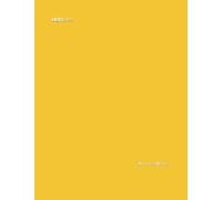 ABNotes Squared Edges XL A4 Yellow: Quadernone grande A4 a quadretti 5mm (0,5 cm) con margine - Giallo - Grosso 400 Pagine - Fogli spessi