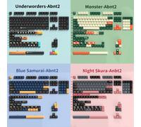 Abnt2 Copritasti Cherry Profilo PBT Dye-Sub BR Copritasti Monster Red Samurai Blue Samurai per tastiera meccanica 7U Space bar