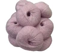 ABNUM 12pcs 300g Filato di Mohair con Paillettes per Maglieria a Mano Filato di Lana all'Uncinetto per Lavorare a Maglia Filato Morbido Caldo Linea acrilica Filo Shinny