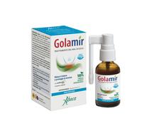 Aboca Golamir 2Act Spray No Alcool Dispositivo Medico Mal di Gola e Cavo Orale Vie Respiratorie, 30ml