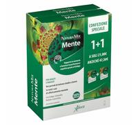 Aboca NATURA MIX ADVANCED MENTE 10+10 flaconcini CONFEZIONE DOPPIA