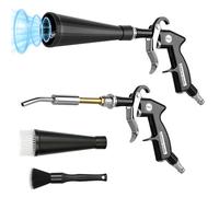 ABOHU Pistola per la Pulizia a Secco, 6-9,2 Bar ad Aria Compressa, Alta Pressione, Classica Senza Contenitore, Blow Gun Classic, Pistola Aria Compressa, Blow Gun con 2 Ugelli Pulizia Auto e Pavimenti