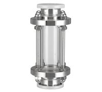 Aboiled 1,5 "Tri Clamp Flow Sight Vetro Diottore Regolazione 38 mm Tubo OD 304 Acciaio Inox Tubo Diritto Tubo -Vetro di Vista