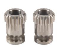 Aboiled 2 pezzi estrusore ingranaggi MK8 acciaio inox doppia estrusione Bowden Gear 3D stampante parte per CR10 3