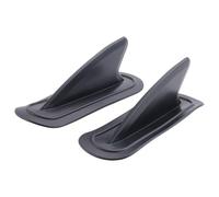 Aboiled 2 pinne di tracciamento per kayak, pinna di squalo, spartiacqua, plancia, filo interdentale, punti di fissaggio in PVC, accessori