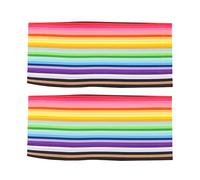 Aboiled 2060 Foglio Stella Origami Carta, 27 Assortimento, Strisce di Carta Colorata, Doppio Laterale, Monocolore Origami Decorazione Striscia di Carta