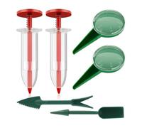 Aboiled 6 mini seminatrice, strumento per pianificare sementi, piantatrice per sementi, seminatrice per semi, distributore per sementi, semi da giardino, facile da usare, durevole, pregevole fattura