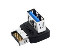 Aboiled Adattatore da USB C tipo E a USB 3.1, convertitore sterzo a 90 gradi per collegamento interno della scheda madre del computer PH741B