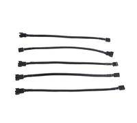 Aboiled Cavo di ritardo PWM per ventilatore, 11,8 PC, compatibile con alloggiamento ATX a 3 poli e 4 poli, per raffreddamento, a lunga durata