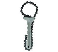 Aboiled Chiave a catena per filtro dell'olio, rimozione, chiave del filtro, motore auto, griglia dell'olio, filtro, chiave della catena, chiave inglese, smontaggio, nero + argento