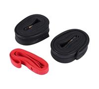 Aboiled Confezione da 2 pneumatici per bici da corsa 700X35-43C con 2 cerchi a strisce Schrader valvola in gomma per bici da corsa 700C